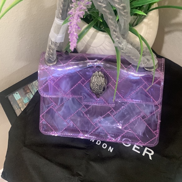 Kurt Geiger London Rainbow Shop Mini Kensington Transparent Shoulder Bag - Picture 13 of 17